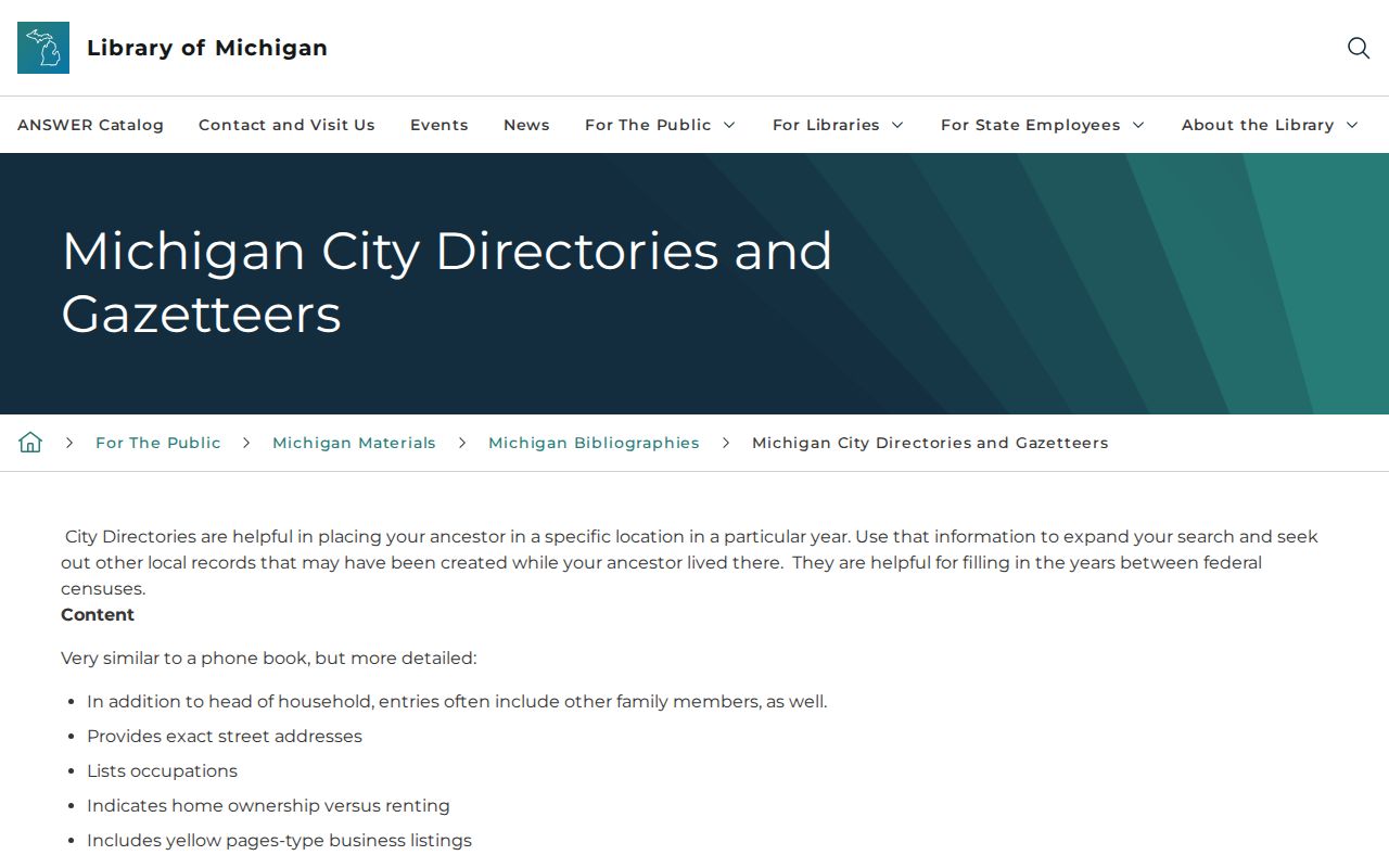 Westland city directory Michigan guide for Polk and Bresser