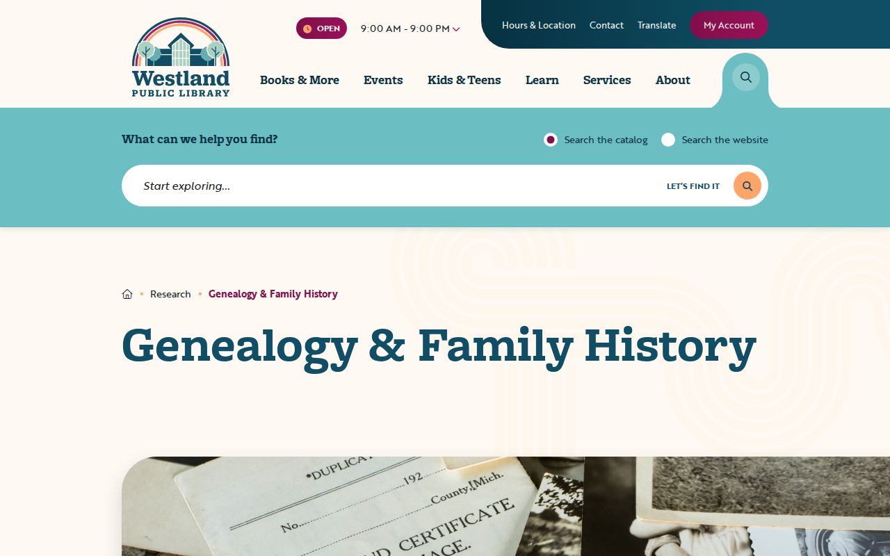 Westland city directory genealogy and family-history resources